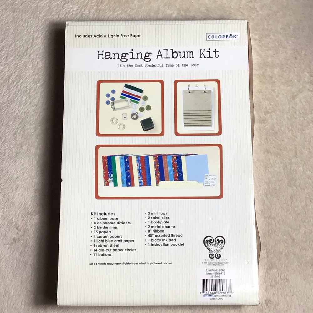 Colorbök Hanging Album Kit - Multicolor - Picture 2 of 2